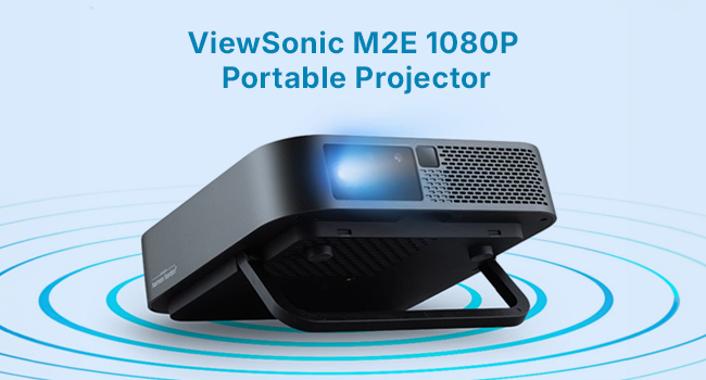 Enhance Your Viewing Experience with the ViewSonic M2E 1080P Portable Projector